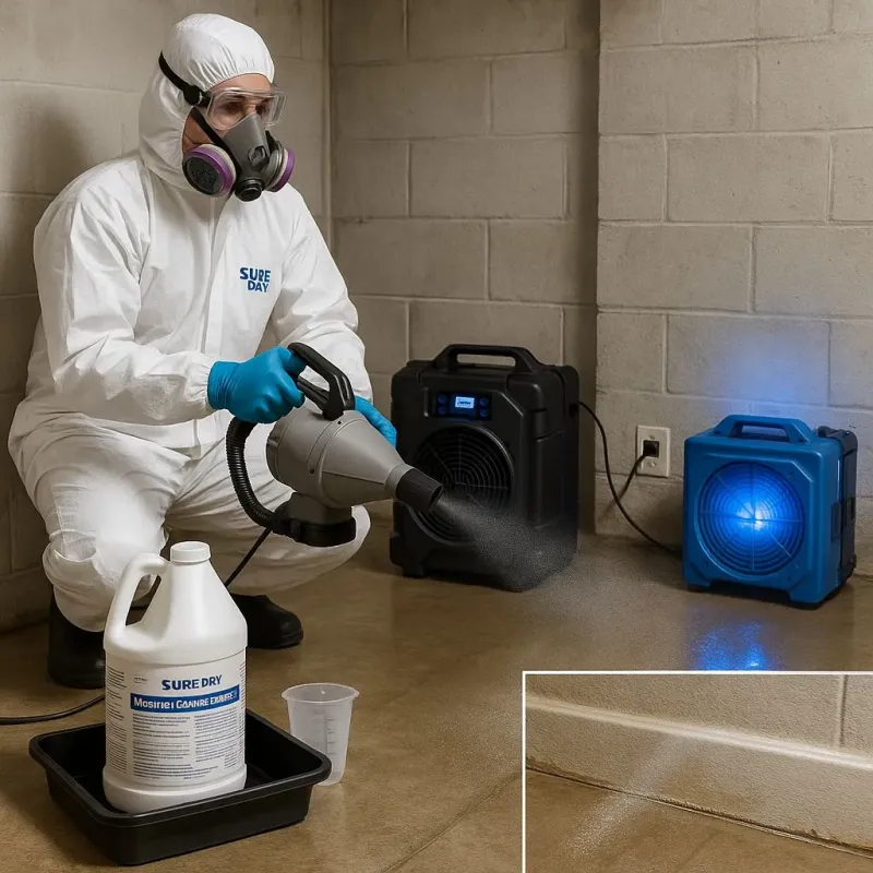 Sanitization and Odor Removal process in Hudson, NC