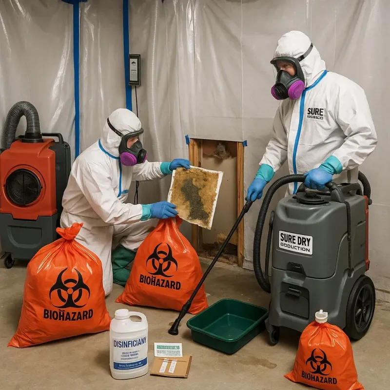 Contaminated Water Handling Protocols process in Hudson, NC