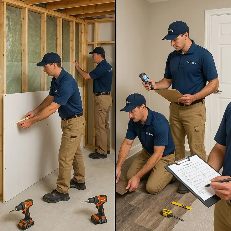 Repairs and Reconstruction process in Hudson, NC