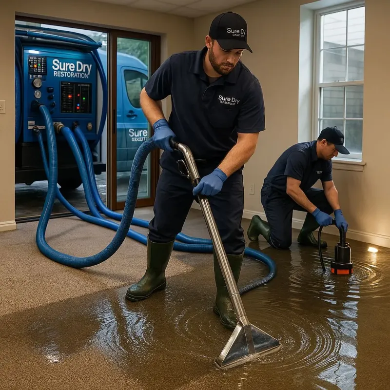 Water Extraction and Removal process in Hudson, NC